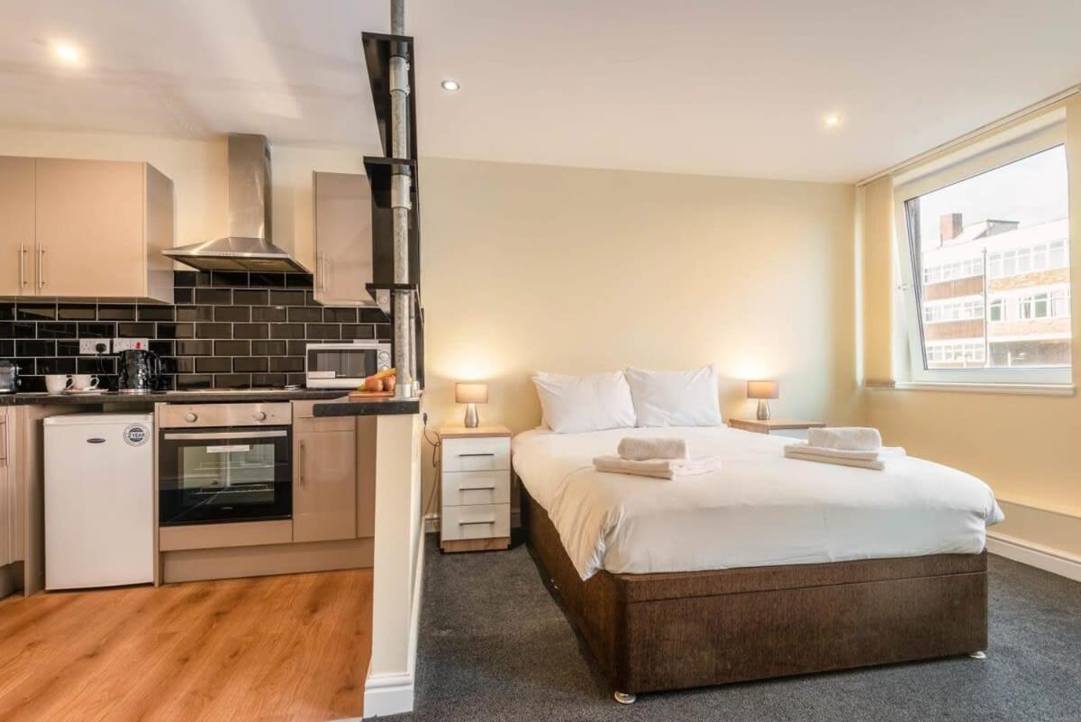 Modern & Bright Budget Studio In Central Doncaster Daire Dış mekan fotoğraf